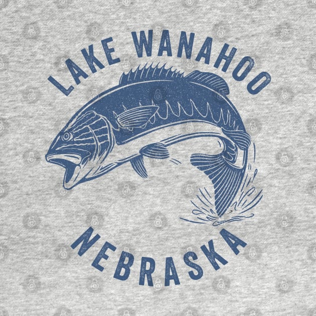 Lake Wanahoo Nebraska by Eureka Shirts